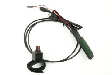 12 V / 80W handlebar heater control with battery deep discharge protection