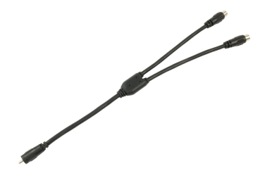 Y-Cinch-Adapterkabel (Silikon) für 2 Heizprodukte an einer Spannungsversorgung, parallel, max. 12A