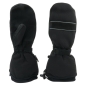 Preview: Double sided heated glove "Dual Heat mitten" in black goat leather