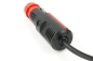 Preview: 12/24V car plug (12mm/21mm) with fuse and cable connector