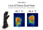 Preview: Thermal image Love Peace Dual Heat at 12V