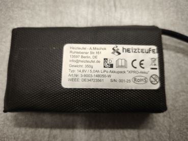 14.8V 5,000mAh Waterproof X-PRO Battery for Diver