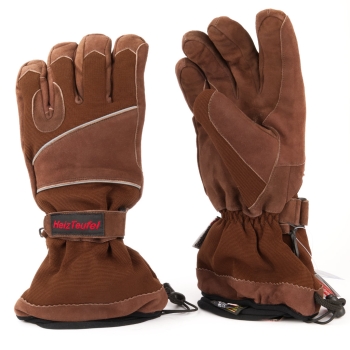 heatable glove "Darling" made of goat leather