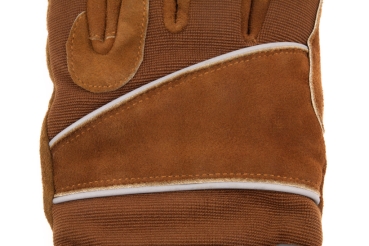 heated glove Dual Heat Darling brown goatskin with push heating control