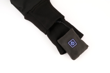 Double-Sided Heated Softshell Glove With Cuff "Dual Heat Medi"