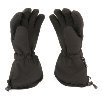 Double-Sided Heated Softshell Gauntlet Glove "Dual Heat Medi-Push"