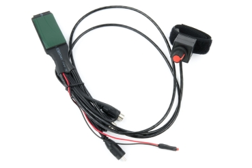 12 V / 80W handlebar heater control with battery deep discharge protection