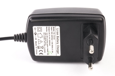 Li-Ion/LiPo Ladegerät für 7,4V Akkupacks (Medi Akkus), Ladestrom 1000/2000mA
