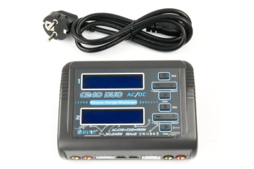 Balance Charger/Discharger 120W/240W Dual Channel 2 x 10A@12V for LiPo/Lilon Batteries