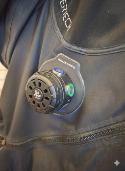 Preview: Heizteufel Taucher Akkutank Kopf mit 1 LED-Taster