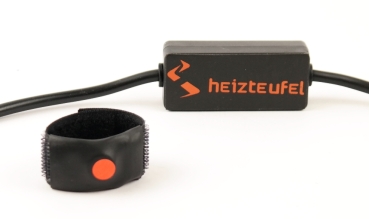 Diver heating control with finger ring magnet from Heizteufel