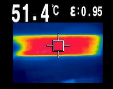 "Heizteufel" carpet thermal image