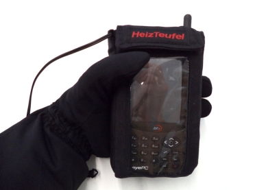 Heating bag for mobile data acquisition devices