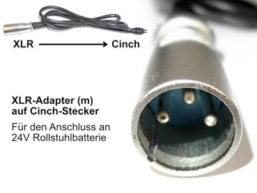 XLR-Adapter auf Cinch-Stecker für Schlupfsack