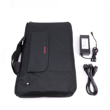 Heated transport and travel bag for dialysis bags and blood units