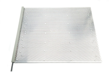 heated V2A stainless steel plate for drawers "Heizteufel"