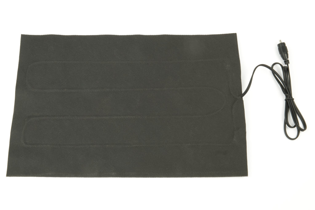 Heizmatte mit Carbonfolie & Textilbezug, 20 x 30 cm