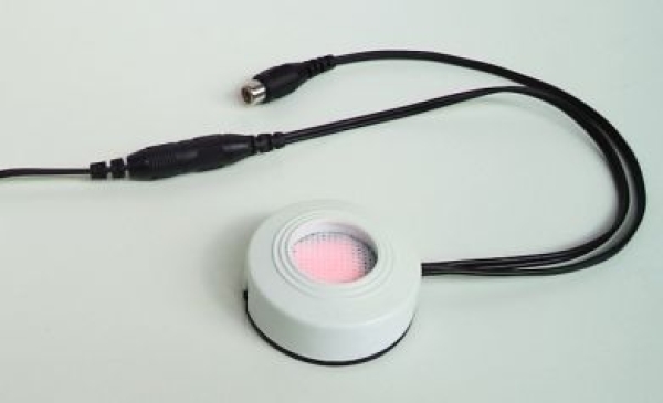 Push button heating control "120W Push" (DC 18-28V / 120W) in round plastic housing