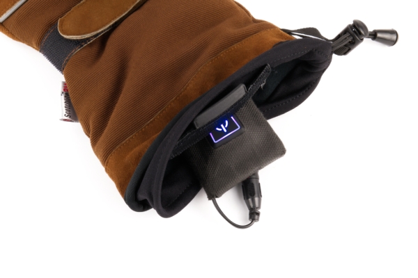 Beidseitig beheizter Handschuh "DH Rider" fürs Reiten und Kutschenfahren