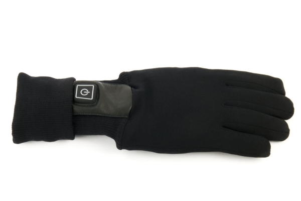 Heated glove mediDay for rheumatism and Raynaud with push button heat control and cuffs