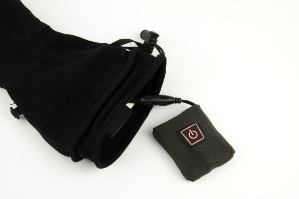 Mediday gloves with battery connected with push button control (100% power).