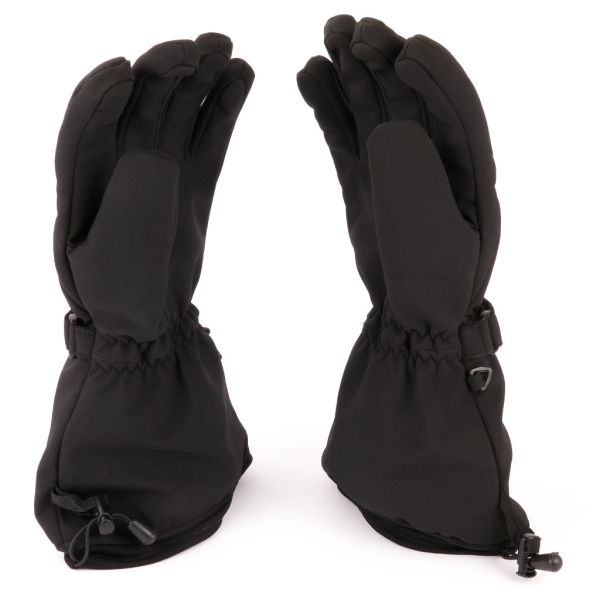 Double sided heated softshell gauntlet gloves Dual Heat Medi