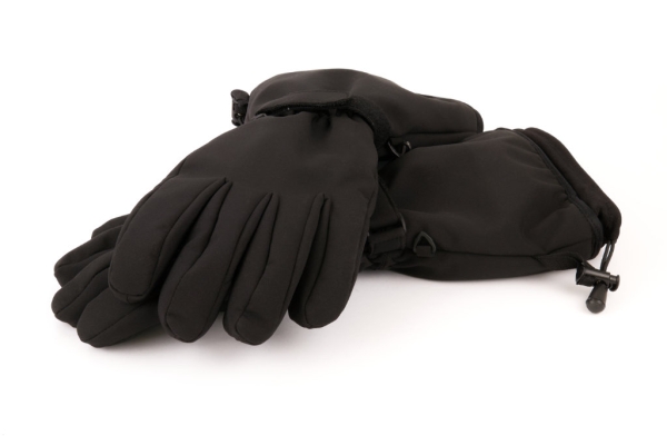 Double sided heated softshell gauntlet gloves Dual Heat Medi