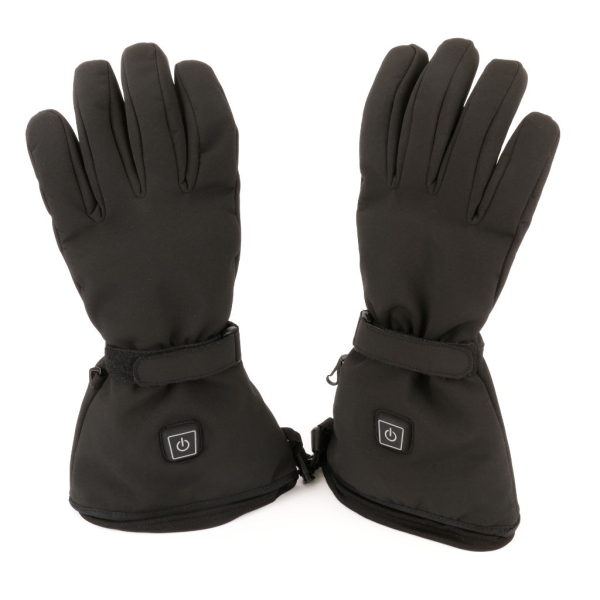 Double-Sided Heated Softshell Gauntlet Glove "Dual Heat Medi-Push"