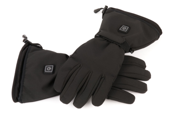 Double-Sided Heated Softshell Gauntlet Glove "Dual Heat Medi-Push"