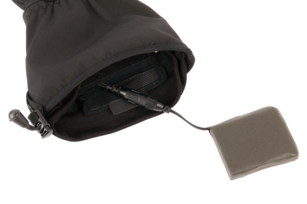 Double-Sided Heated Softshell Gauntlet Glove "Dual Heat Medi-Push"