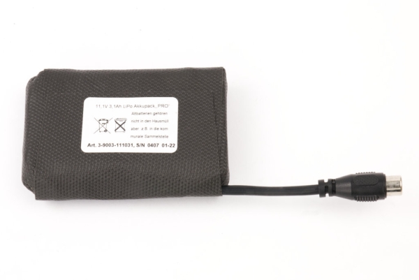 11,1V | 3.100mAh LiPo battery pack "Pro-Battery" for heating clothing