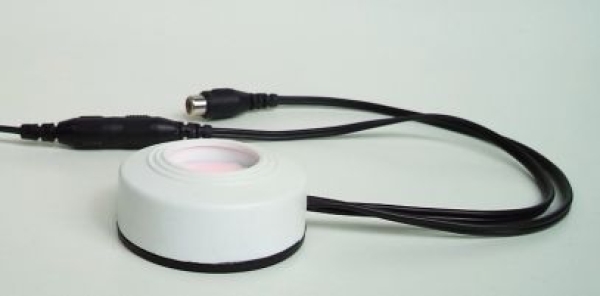 Push button heating control "120W Push" (DC 18-28V / 120W) in round plastic housing