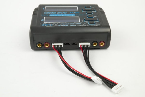 Balance Charger/Discharger 120W/240W Dual Channel 2 x 10A@12V for LiPo/Lilon Batteries