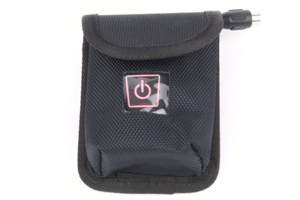 Transport bag for batteries with clip holder from Heizteufel