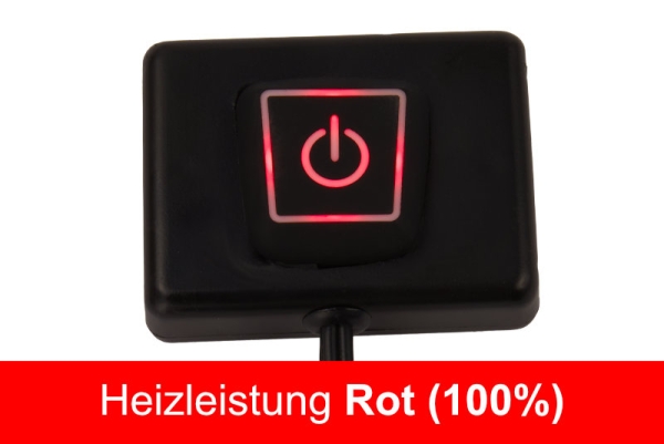 Push button heating control push plastic housing from Heizteufel