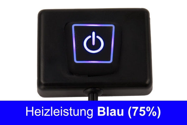 Push button heating control push plastic housing from Heizteufel