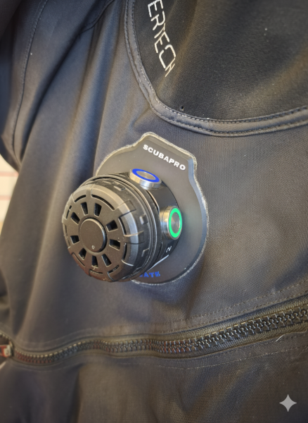 Diver Heating Control with E-Valve for Apeks Valves and 15V battery packs