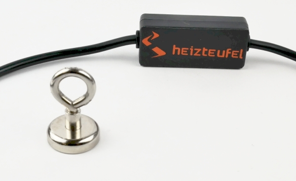 Immersion heater control with V4A anchor magnet from Heizteufel