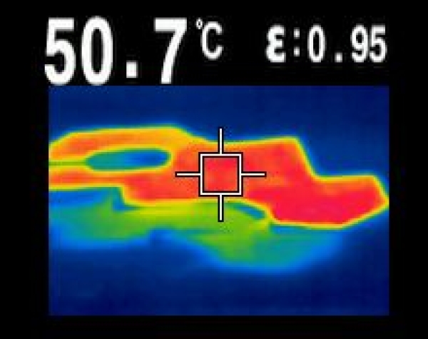 "Heizteufel" carpet thermal image