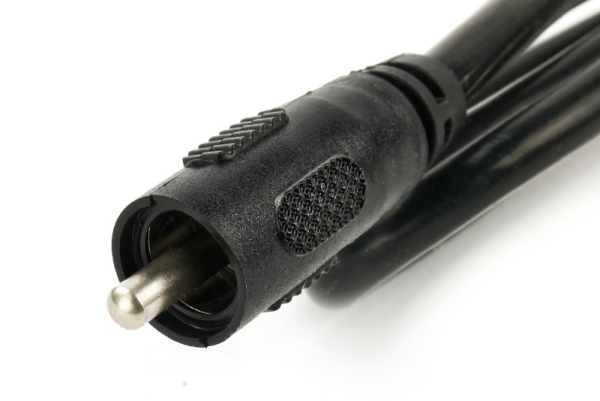 Connecting cable (silicone) for heating clothing and heating mats, smooth, 90 cm, 8A