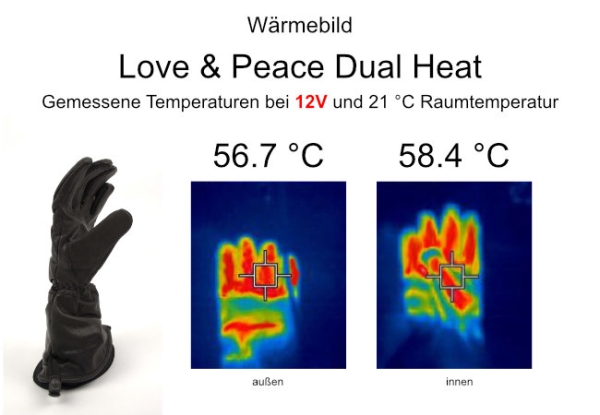 Thermal image Love Peace Dual Heat at 12V