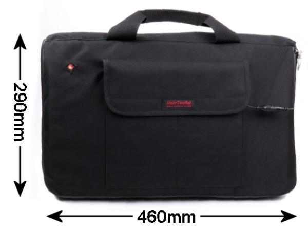 Dimensions for Heated Transport and Travel Bag with Dialysis Bag