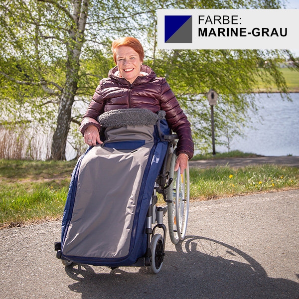 Schlupfsack Marine-Grau