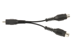 Y-Cinch Adapter Cable (PVC) for 2 Heating Products on One Power Supply, Serial (25% Heating Power), Max. 5A