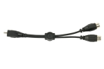 Y-Cinch Adapter Cable (PVC) for 2 Heating Products on One Power Supply, Parallel, Max. 5A